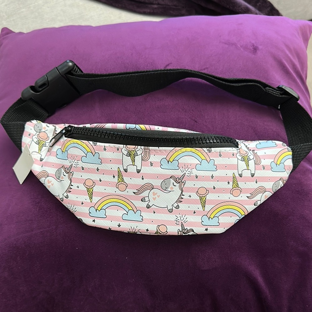 Unicorn Fanny Pack Rainbows & Ice Cream